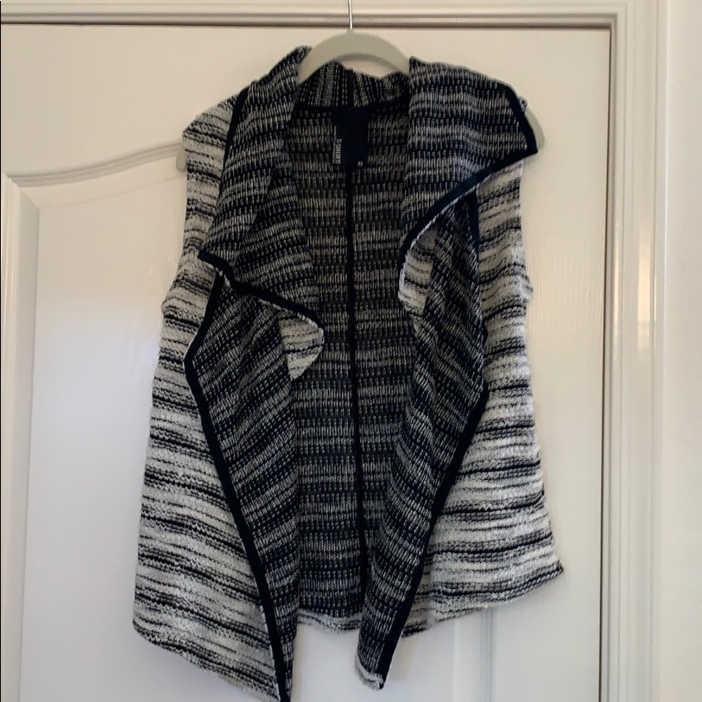 Black and White Vest
